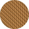 thumbnail image 1 of Ahgly Company Tapis d'Intérieur Lavables en Machine, Ronds, Orange Transitionnel, 7' Ronds, 1 of 7