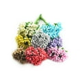 thumbnail image 4 of A Bunch of 12pcs Artificial Flower Stamens Pistils for DIY Wedding Flower Balls 8.5cm , White, 4 of 9