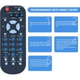 thumbnail image 3 of 3-Device Palm-Sized Universal Remote Control for RCA, RCR503BE Replacement for Most Major Remote Brands TV, DVD or VCR, Satellite Receiver, Cable Box, Digital TV Converter, 3 of 6