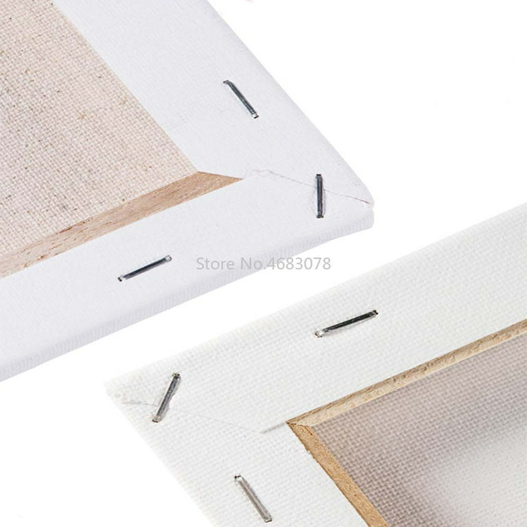 Worown 4pcs 27.5 x 35 cm White Blank Canvas Boards, Artist Canvas Panels,  Canvas Wooden Boards for Painting : : Arts & Crafts