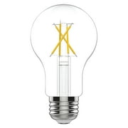 GE LED Light Bulbs, 60 Watt, Daylight, A19 Bulbs, Medium Base, Clear Finish, 13yr, 4pk