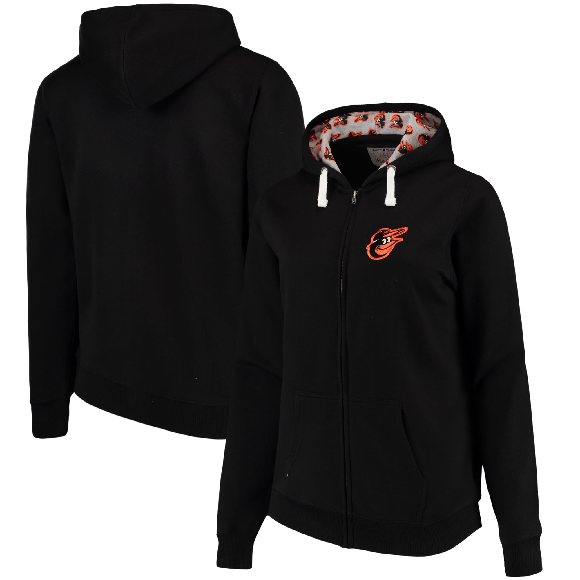 women's plus size black hoodie