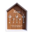 thumbnail image 3 of Tongina Wall Mount Wooden Key Storage Box Decorative Hand Painted and Colored Key Hanger Home Decoration for Doorways,Office Durable Brown, 3 of 8