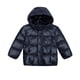 thumbnail image 3 of Parkas de manga larga del mismo estilo, chaqueta de plumón de color liso de invierno para niños y niñas, estilo corto, holgada y gruesa, chaqueta blanca con capucha, abrigo de poliéster para niños., 3 of 8