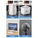 thumbnail image 4 of Funda Protectora Desechable Extragrande, Gruesa, Para Conservacin De Alimentos, Para Ventiladores, Ollas Arroceras Y Hornos Microondas (10 Unidades), Transparente, Ukhbmc, 4 of 7
