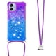 thumbnail image 3 of Funda para Samsung Galaxy A04E Brillantina Líquida Divertida Reluciente y con Cristales en Movimiento Cuerpo Cruzado con Cordón Ajustable, 3 of 5