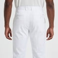 thumbnail image 4 of MASKERT Men's Golf Pants-30"Lightweight Stretch Work Dress Office Travel Slacks Business Casual Trousers White, 4 of 9