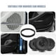 thumbnail image 4 of 4 anillos espaciadores adaptadores universales para altavoces de coche, anillo de montaje de altavoz, junta de plástico para instalación de sistema de audio automotriz, 4 of 7