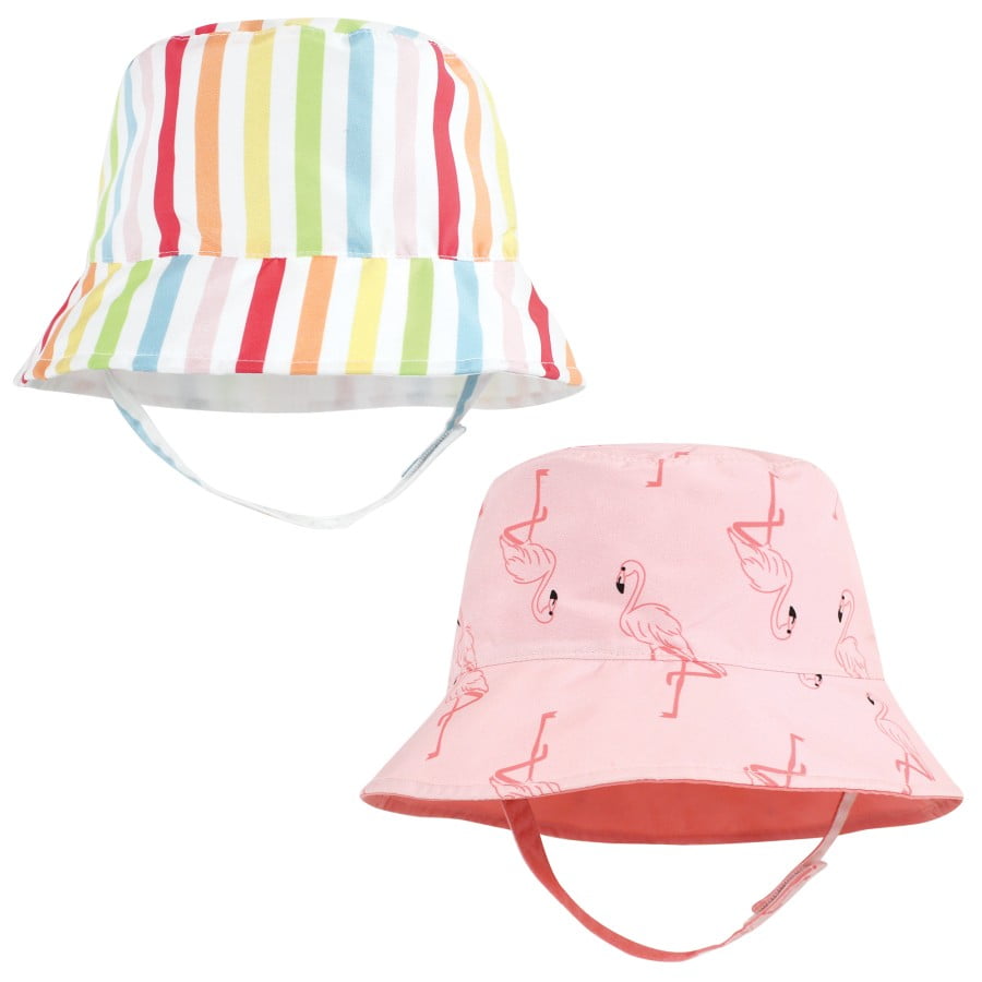 Kinder Sonnenhut Summer Beach UPF 50 Sonnenschutz Flamingo Bucket Hat Cap 