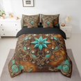 thumbnail image 2 of Castle Fairy Boho Damask Twin Bedding Sets,Western Theme Bedding Comforter Set, 2 of 8
