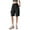 Black, variant on JIKNTTR Womens Shorts Casual Summer Work Short Versatile Bermuda Shorts For Women Outdoor Sports Straight Leg Shorts Beach Pants Running Athletic Shorts