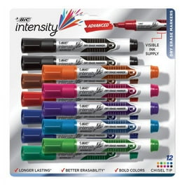 Ticonderoga Dry Erase Markers - Broad, Fine Marker Point - Chisel Marker Point Style - Blue - 1 Dozen Ticonderoga Dry Erase Markers - Broad, Fine Marker Point - Chisel Marker Point Style - Blue - 1 Dozen