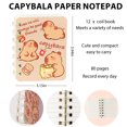 thumbnail image 4 of 48 Pcs Capybara Gifts Bulk,4-in-1 Ballpoint Pens,Stickers,Notepads,Organza Bulk Gifts Set for Teachers Home Office Party Favor Supplies, 4 of 4