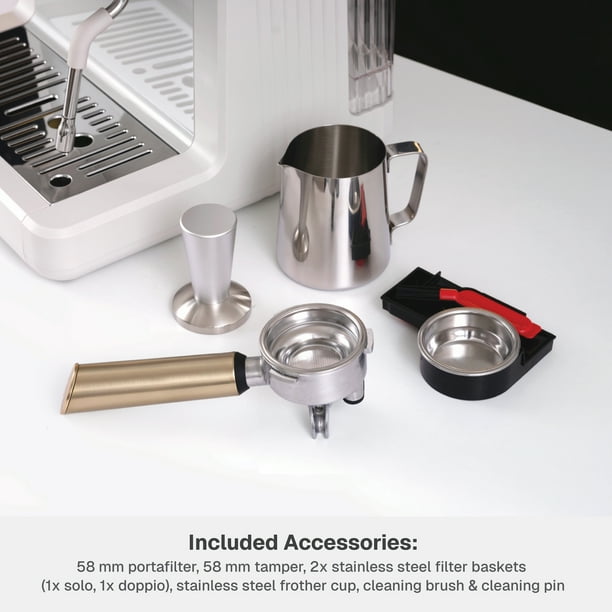 Free Shipping! Thyme & Table Espresso Machine, Sand White with