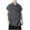 Dark Gray, variant on Men's Fashion Cowl Neck Cap Sleeve Tank Tops Ice Silk Cooling Summer Casual Solid T Shirts