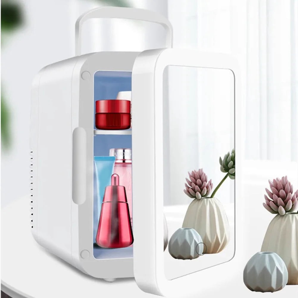 Home Car Refrigerator Makeup Mirror Car 4L Refrigerator Refrigerated Cosmetics