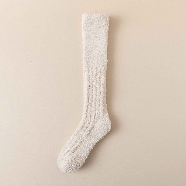 Calcetines para mujer, pantuflas, calcetines de invierno cálidos con forro polar, calcetines acogedores, suaves, gruesos y peludos, calcetines navideños para mujer