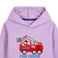 thumbnail image 5 of 7-8 Years Toddler Boys 2 Piece Outfit Set Fire Engine Graphic Hoodie and Pants, 5 of 5
