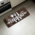 thumbnail image 4 of Kitchen Rug, Non-Slip Floor Mat, Washable Kitchen Mat, Utensil Print Decorative Rug, Kitchen and Laundry Area Comfort Mat, Anti-Fatigue and Waterproof Floor Mat, 4 of 5