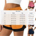 thumbnail image 4 of DDAPJ pyju Women's High Waist Running Shorts Quick-Dry Lightweight Athletic Workout Shorts with Liner and Pockets Gym Yoga Summer Shorts White L, 4 of 8