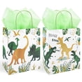 thumbnail image 1 of Bolsas de regalo DjinnGlory con temática de dinosaurio T-Rex, paquete de 36 unidades para fiestas infantiles, 1 of 9
