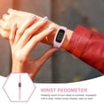 thumbnail image 3 of WRITWAA Kids Pedometer Silicone Pedometer Watch Pink Simple Design 1Pack, 3 of 7