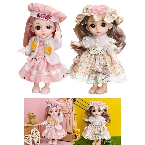muñeca de silicona,Kits de niña de silicona de cuerpo completo de de 16 cm,1/12 muñecas niñas bebé hermoso vestir,muñecas de bebé que parecen de silicona realista perfke muñeca de silicona