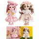 thumbnail image 1 of muñeca de silicona,Kits de niña de silicona de cuerpo completo de de 16 cm,1/12 muñecas niñas bebé hermoso vestir,muñecas de bebé que parecen de silicona realista perfke muñeca de silicona, 1 of 9