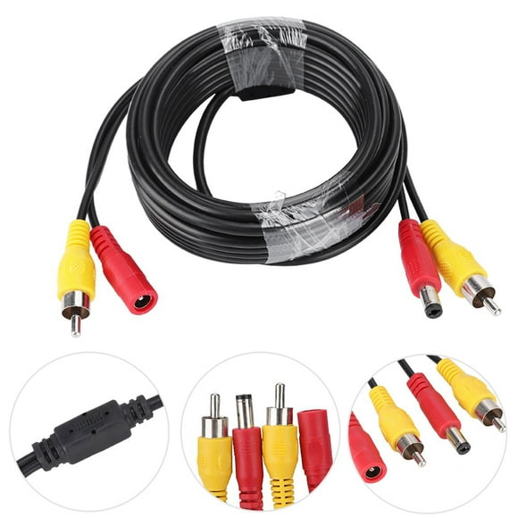 Camera Video Cable, Premium Video Cable, Bare Copper Wire Security Cameras For Video Security Systems Monitoring Projects