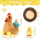 thumbnail image 2 of Peluche Skylety de peluche con forma de gallina ponedora de huevos, 2 of 7