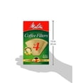 thumbnail image 3 of Melitta Cone Coffee Filters Natural Brown #4 - Sold as 4 Pack - 400 Count, 3 of 3