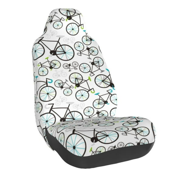 Fotbe Bicycle Funda para Asiento de Auto con Estampado – Impermeable y Antisudor – Ajuste Universal, Lavable a Máquina, Antideslizante (1 Pieza)