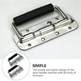 thumbnail image 3 of STOBOK 2Pcs Durable Stainless Steel Folding Handle for Case and Door, 3 of 5