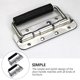 thumbnail image 5 of Luxshiny 2Ud Manija Para Caso Plegable Con Recubrimiento De Goma Y Inoxidable Plata, 5 of 6