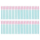thumbnail image 1 of Unique Bargains 50 Pcs Convenientes Brochas para Cejas para Viajes de Negocios Azul Rosa Nailon Plástico, 1 of 1