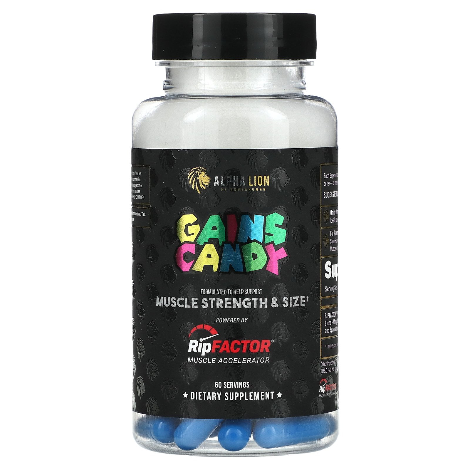 energy drink l carnitine Alpha Lion, Liquid Thermogenic, 15.72 oz, Burn2O Strawberry & Vanilla