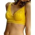 thumbnail image 1 of 21001-4 Women's Yellow Non-padded Underwired Full Cup Bra, 1 of 2