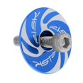 thumbnail image 4 of Mountain /8 "Stem Cover Control Bolts Accessories - Blue Cyclone, 28.6mm, 4 of 8