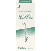 D'Addario La Voz Bass Clarinet Reeds 5-Pack (Soft)