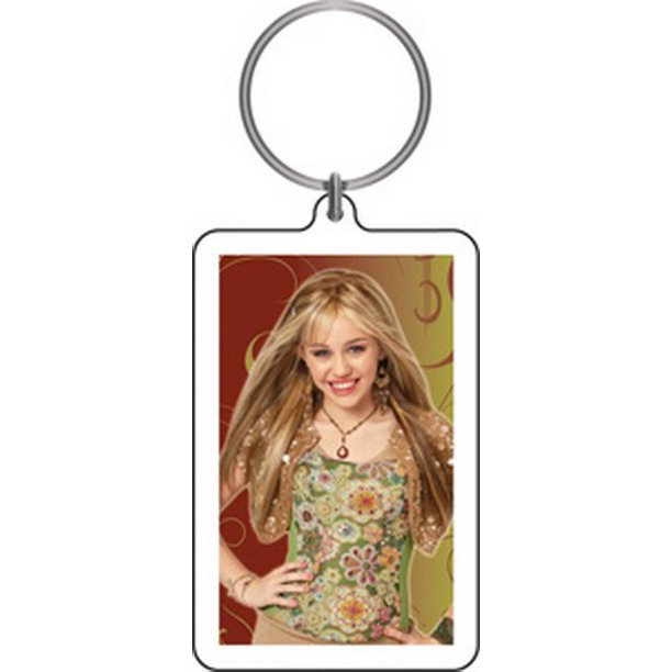 Disney Hannah Montana Fancy Lucite Keychain