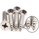 thumbnail image 3 of 100pcs M4 Stainless Steel Self Tapping Screws Phillips Flat Head Screws DIY Wood Screws (100PCS M4 x 30mm), 3 of 5