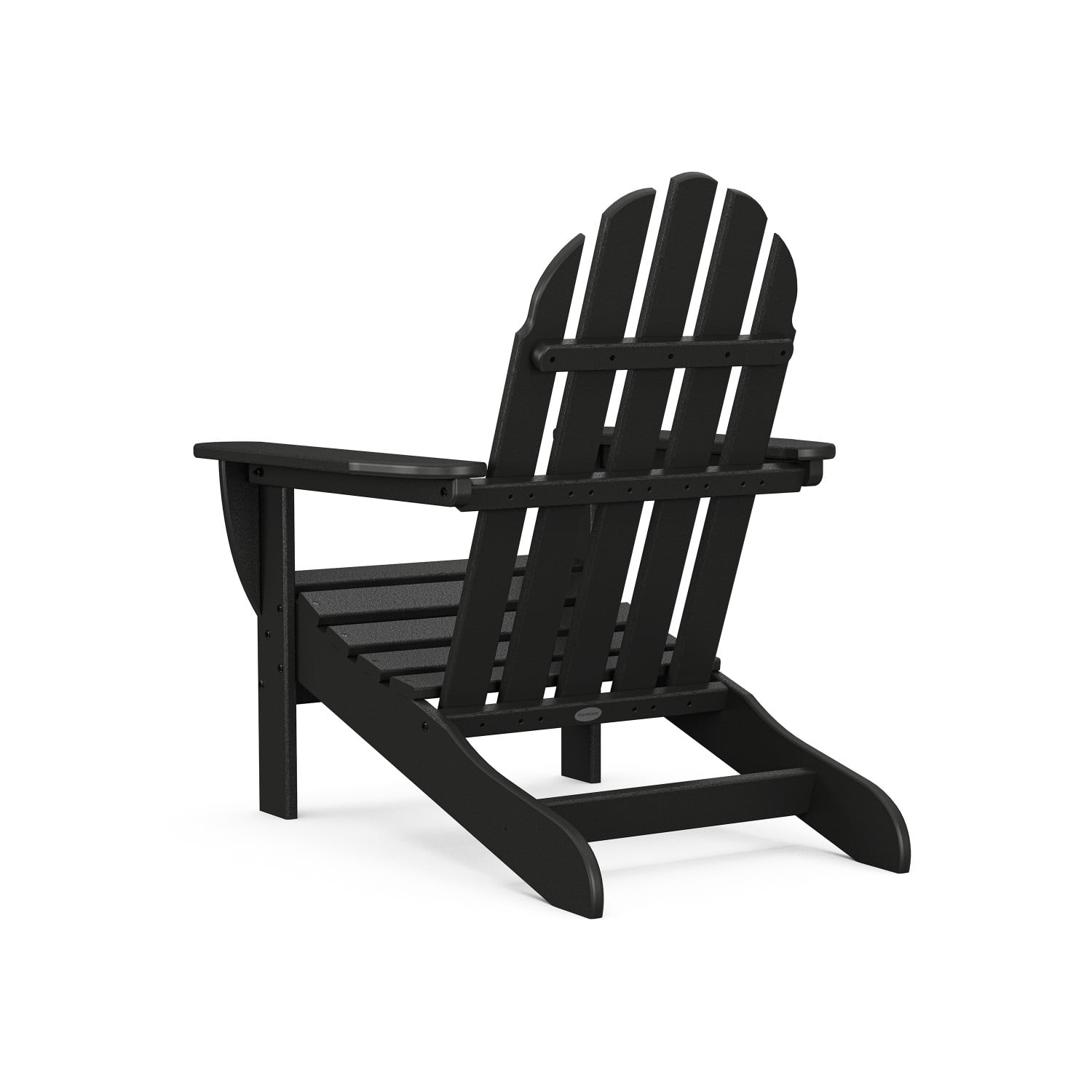 POLYWOOD Classic Outdoor Adirondack Chair in Black