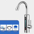 thumbnail image 1 of Stainless Steel Electric Water Heater Temperature Display Kitchen Tankless Instant Hot Water Faucet 3300w, 1 of 4