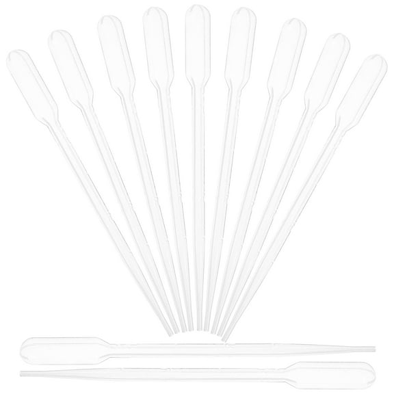 Myenne 200pcs 2ml Plastic Droppers Disposable Transfer Pipette Practical Pipettes with Scale