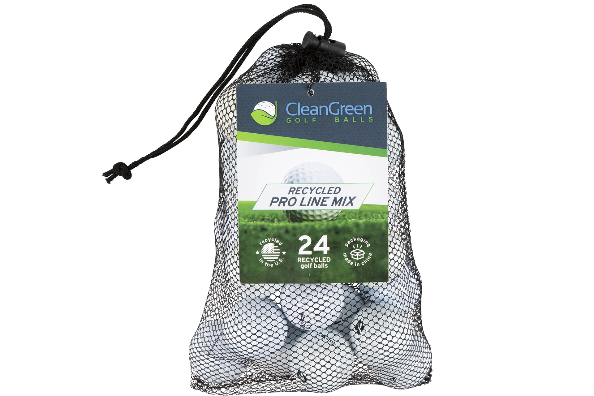 Clean Green Golf Balls Pro Line 24 Recycled Golf Balls