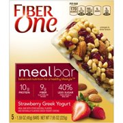 Fiber One Strawberry Greek Yogurt Meal Bars, 1.59 oz, 5 ct