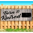 thumbnail image 1 of Born & Raised South Dakota 13 oz Vinyl Banner With Metal Grommets, 1 of 4