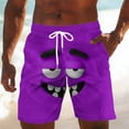 thumbnail image 2 of Vetsdori Mens Beach Shorts Swim Trunks Short Pants Casual Pocket Breathable,Dry Fit Summer Shorts for Men Elastic Waist,Size M, 2 of 6