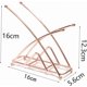 thumbnail image 5 of (Oro rosa, 16 x 5,6 x 16 cm) 1 pieza toallero, servilletero, servilletero de mesa, decoración interior de sala de estar, 5 of 5