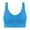 Blue, variant on Women's Everyday Bras Plus Size Hot Drill Heart Print Stretchy Comfy T-Shirt Bra Sleep Bralettes Corset Underwear Pink Large